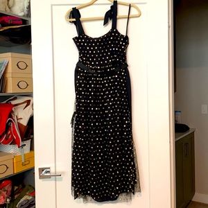 Black and gold glitter ModCloth dress